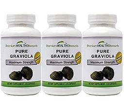 Pure Graviola 120 Cápsulas 1000 mg por cápsula