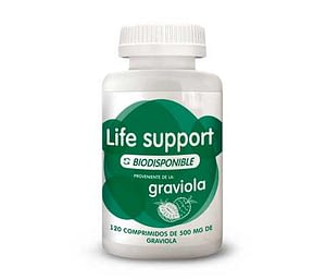 GRAVIOLA Pastillas 120uds / 500mg Life Support