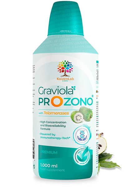 Graviola ozonisé avec la télomérase